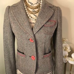 Banila B Unknown Designer Fashion Blazer Sz XS